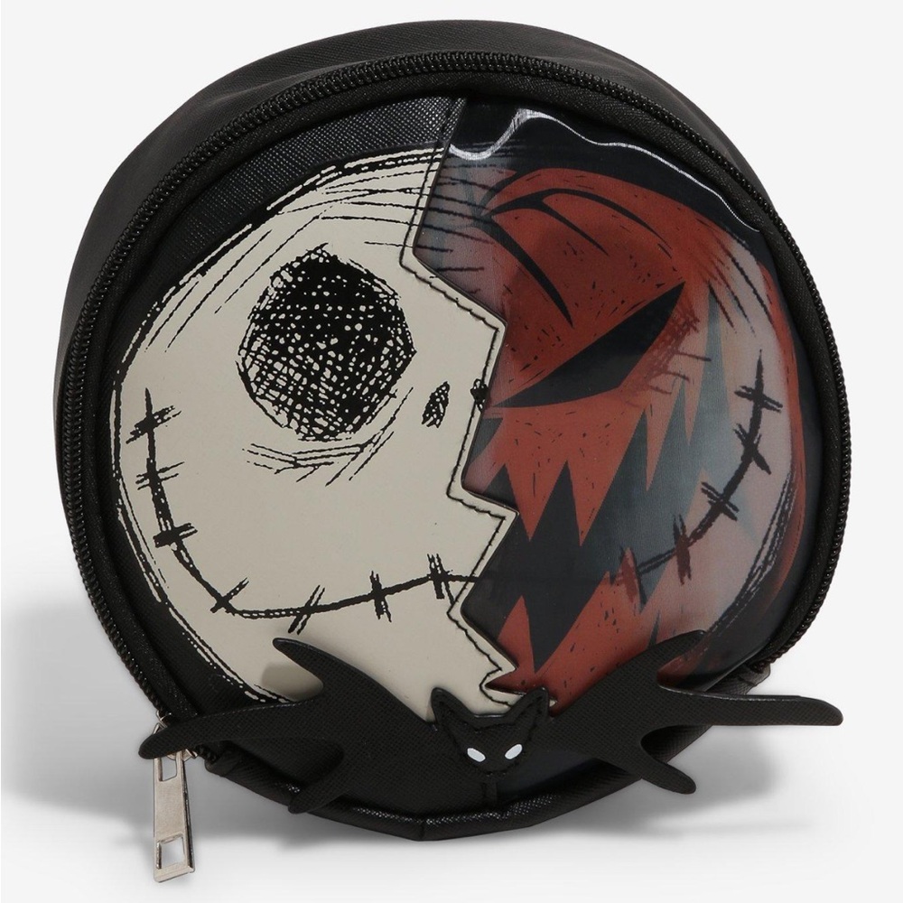 NWT The Nightmare Before Christmas Jack’s Face Makeup Bag Hot Topic